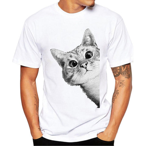Curious Kitty Sketch Shirt